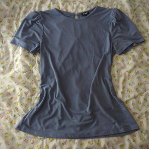 Dusty blue blouse by Express